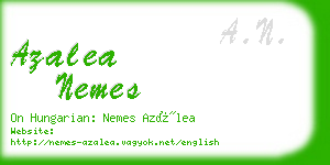 azalea nemes business card
